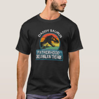 Cool Birthday Gift For Dad Dino Daddy Saurus Fathe