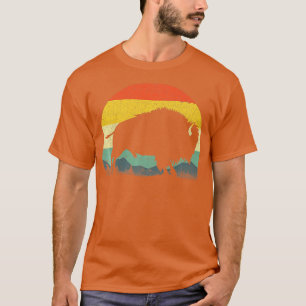 Cool Bison Design For Men Women Kids Buffalo Bison T-Shirt