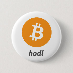 Cool Bitcoin Hodl 6 Cm Round Badge