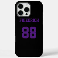 Cool Black and Purple Athlete