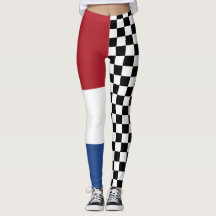 Cool Black And White Chequered Flag Pattern Print