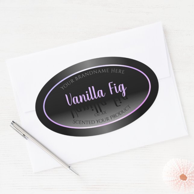 Cool Black and White Product Labels Luminous Frame (Envelope)