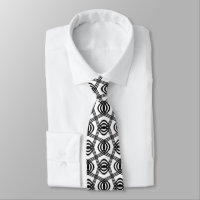 Cool Black and White Swirly Geometric Pattern