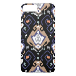 Cool black beige grey ikat tribal patterns Case-Mate iPhone case