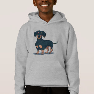 Cool Black Dachshund Dog Design