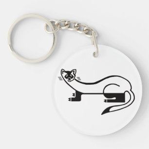 Cool Black-footed FERRET - Wildlife - Nature -  Key Ring