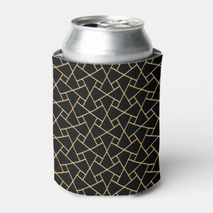 Cool Black Islamic Pattern Can Cooler