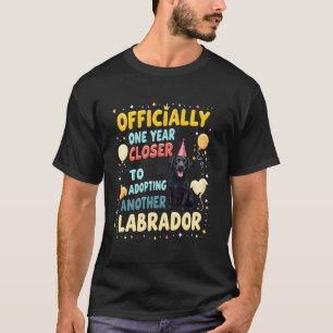 Cool Black Labrador Birthday Dog T-Shirt
