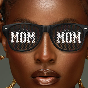 Cool Black Mum Mama Mother's Day Retro Sunglasses