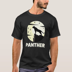 Cool Black Wild Legend Panther Novelty Graphic Coo T-Shirt
