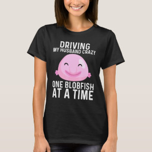 Cool Blobfish Design For Women Mum Fishermen Fish T-Shirt