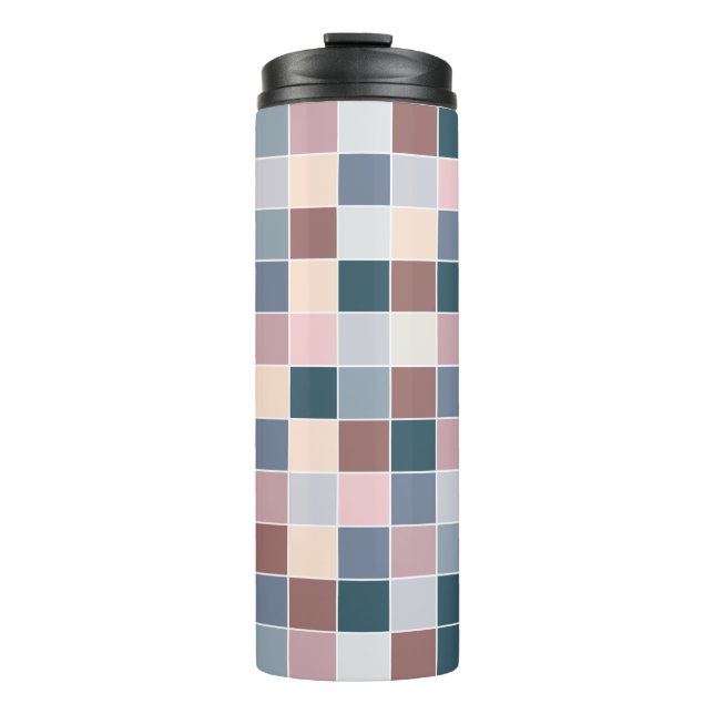 Cool Blocks, Elegant Colors Thermal Tumbler (Front)