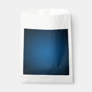 Cool Blue-Black Grainy Vignette Favour Bags
