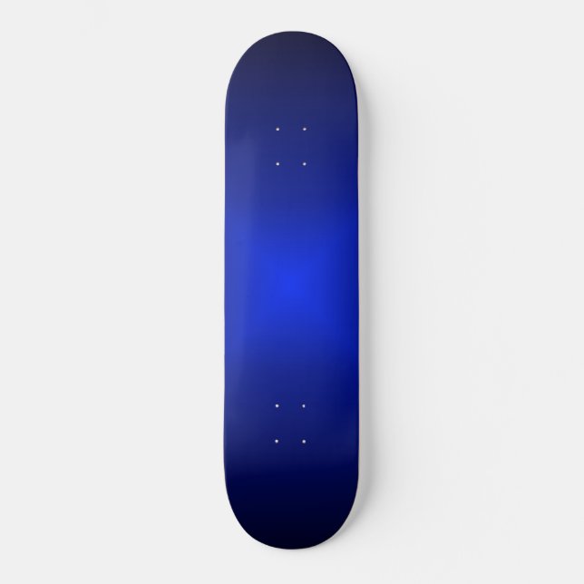 Cool Blue Blast Skateboard Deck (Front)