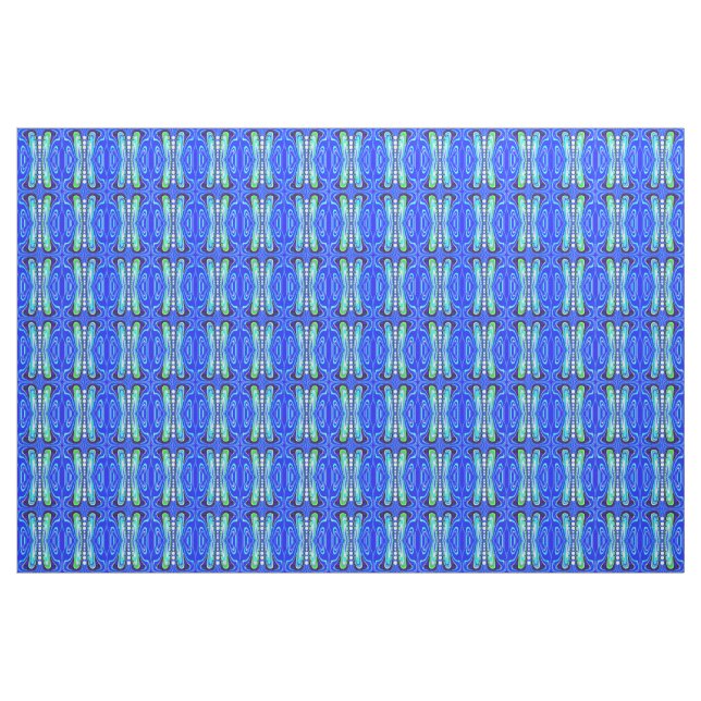 Cool blue fabric (Yard)