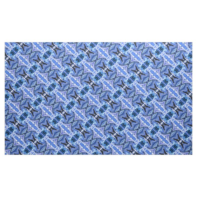 Cool blue fashion fabric (Yard)