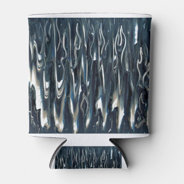 Cool Blue Flame Can Cooler (Front)