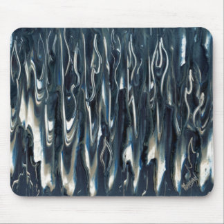 Cool Blue Flame Mouse Pad