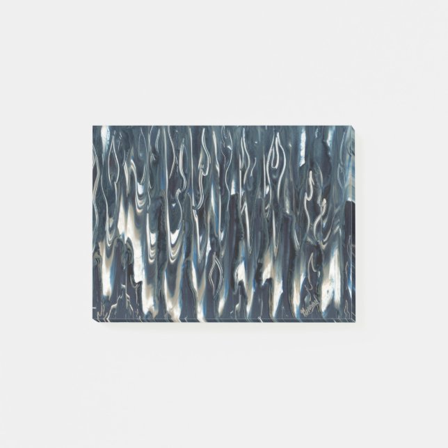 Cool Blue Flame Post-it Notes (Front)