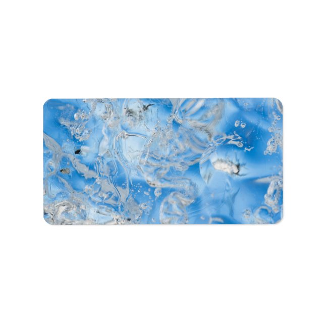Cool Blue Iceberg Label (Front)