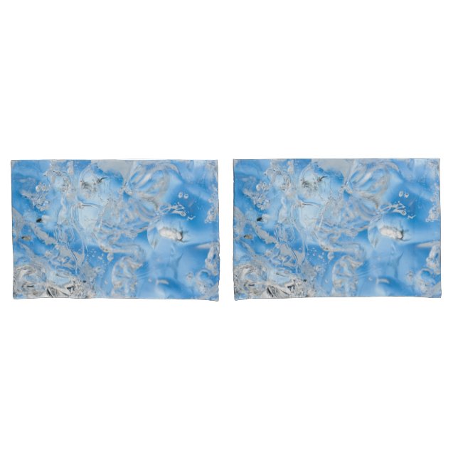 Cool Blue Iceberg Pillowcase (Front-Set)