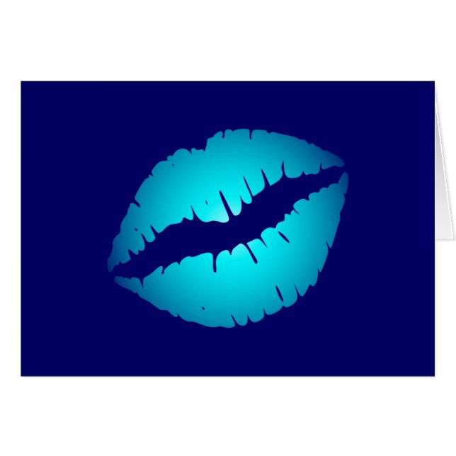 Cool Blue Kiss (Front Horizontal)