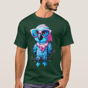 Cool Blue Parrot T-Shirt