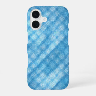 Cool Blue Quilted Texture Phone Case