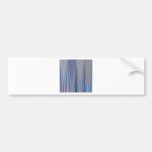 Cool Blue Seamless Design Bumper Sticker