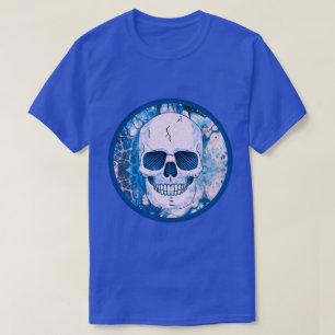 Cool Blue Skull T-Shirt