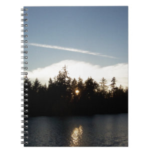Cool Blue Sunset Notebook