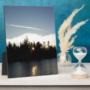 Cool Blue Sunset Plaque
