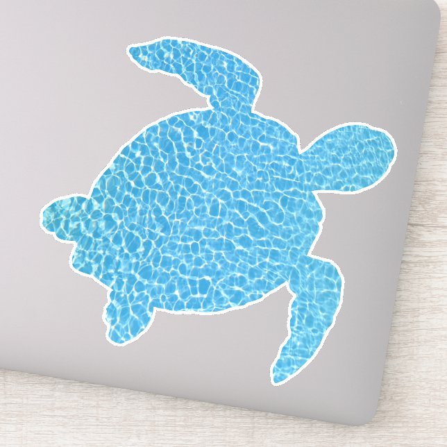 Cool Blue Turtle (Detail)
