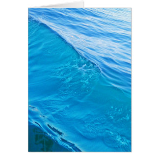 Cool blue water wave