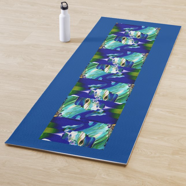 Cool Blue Yoga Mat (In Situ)