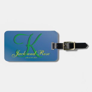 Cool Blueberry Fab Budget Luggage Tag
