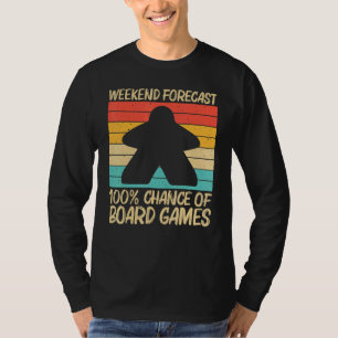 Cool Board Game For Men Women Board Gamer Meeple T-Shirt