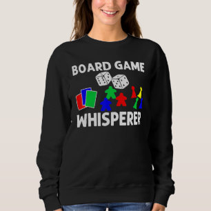 Cool Board Games Art For Men Women Meeple Card Che Sweatshirt