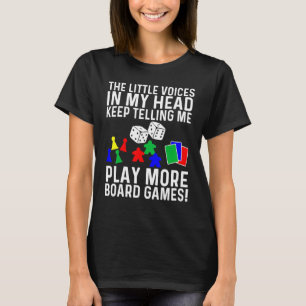 Cool Board Games Art For Men Women Meeple Card Che T-Shirt