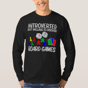 Cool Board Games Art For Men Women Meeple Card Che T-Shirt