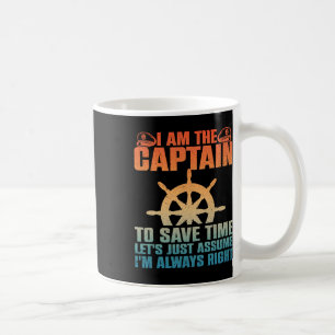 Cool Boat Captain For Men Women Boating Pontoon Bo Coffee Mug