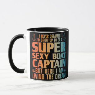 Cool Boat Captain For Men Women Sail Pontoon Boati Mug