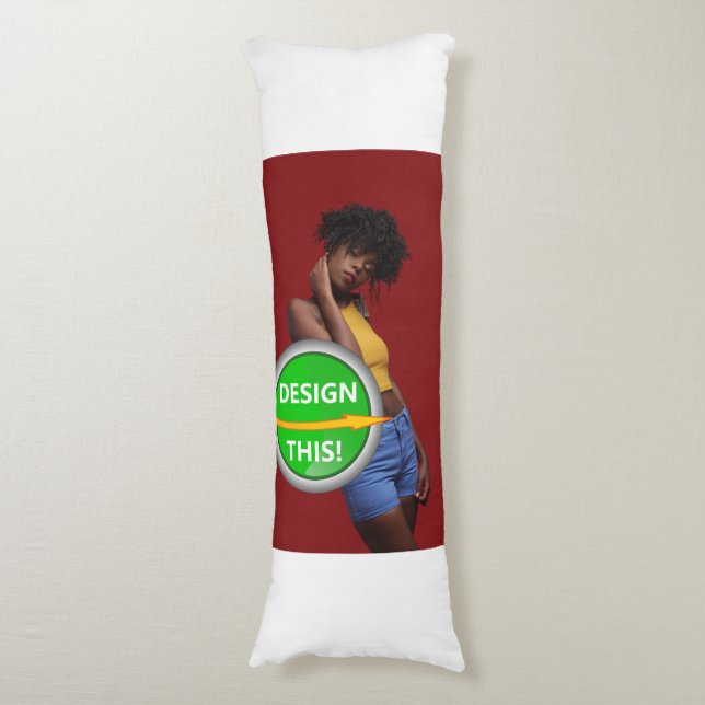 COOL! Body Pillow - Cotton - 20" x 54" - Customise (Front Vertical)