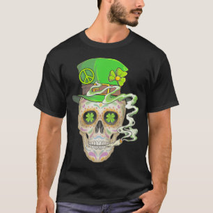 Cool Boho Sugar Skull Day of the Dead St T-Shirt