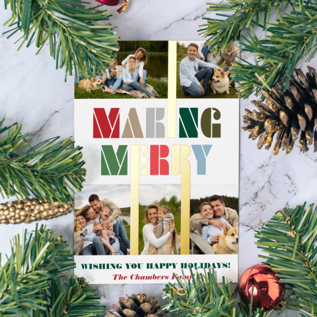 Cool Bold Colorful Making Merry Multiphoto  (Creator Uploaded)