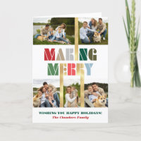 Cool Bold Colourful Making Merry Multiphoto 