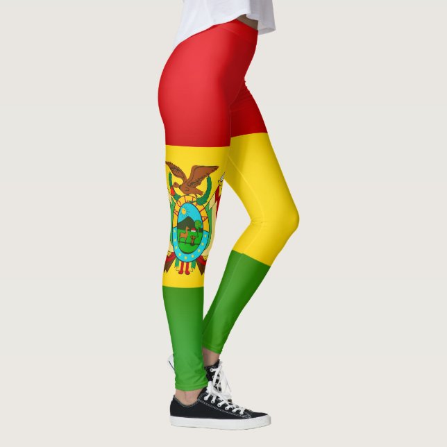 Cool Bolivia Flag Fashion Leggings (Right)