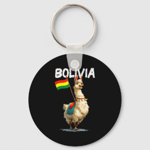 Cool Bolivian Llama Costume For Bolivia Lovers  Key Ring