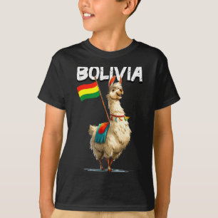 Cool Bolivian Llama Costume For Bolivia Lovers T-Shirt