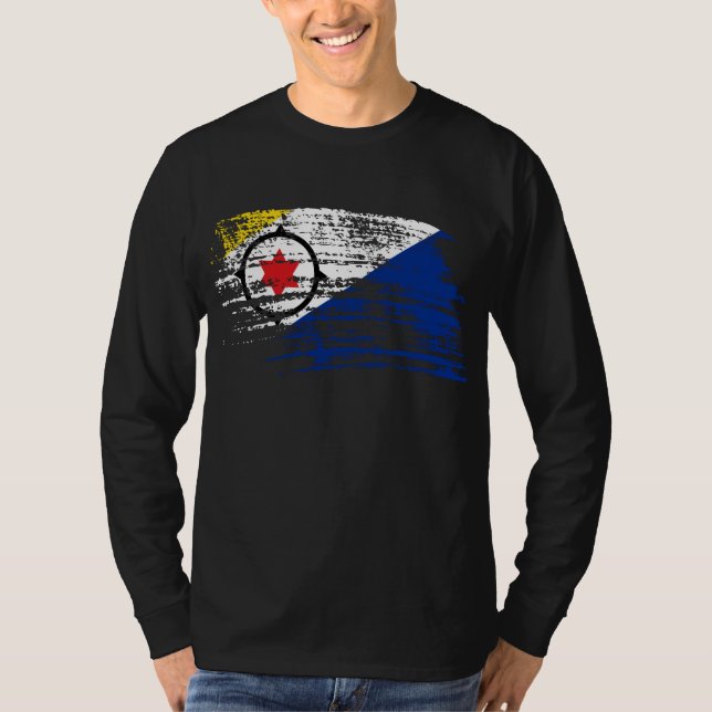 Cool Bonaire flag design T-Shirt (Front)